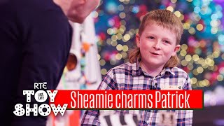 Sheamie Charms Patrick Over Lego  Late Late Toy Show [upl. by Samale464]