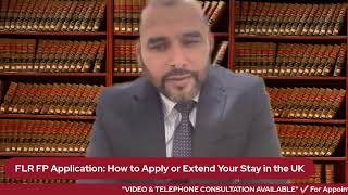 FLR FP Application  How to Apply or Extend Your Stay in the UK [upl. by Kissie620]