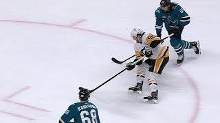 Kris Letang goes coasttocoast picks the corner backhanded [upl. by Rasecoiluj923]