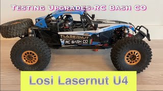 Losi Lasernut U4testing upgradesfrom RC Bash CO and New servobashhow good are the upgrades [upl. by Weatherby]