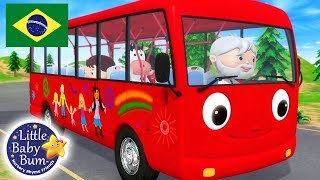 Canções para Bebe  As Rodas do Onibus V14  Desenho para Bebe  Little Baby Bum em Português [upl. by Roban]