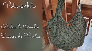 Bolsa de Crochê Sucesso de Vendas [upl. by Latin]