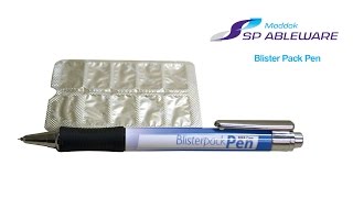 Blister Pack Opener Pen  No more struggling to get medicine out of blister packs [upl. by Yeleen851]