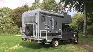 Land Rover Defender ultimate camper Bimobil Huskey 235 Demountable Camper [upl. by Alysoun]