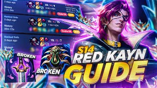 How to Snowball and CARRY on NEW Blue KAYN  Kayn Jungle Season 14 Gameplay Guide [upl. by Remoh]