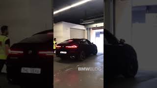 EXCLUSIVE BMW X6 Vantablack rolling on the street [upl. by Janie293]