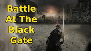 Lord Of The Rings ROTK  Battle At The Black Gate HD High Quality [upl. by Suivatnad]