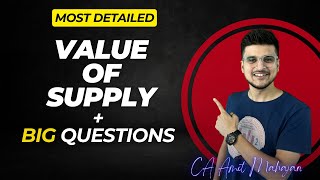 Value of Supply  Big GST Questions  CA Amit Mahajan [upl. by Yojenitsirk804]