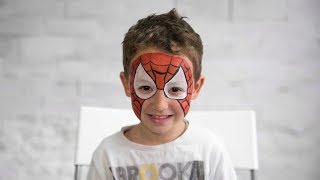 Pintacaras SPIDERMAN para Niños 🕷️ [upl. by Conlan]