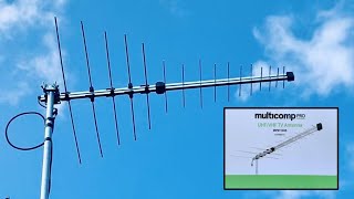 Multicomp Pro VHF UHF Outdoor TV Antenna for channels 736 [upl. by Oam]