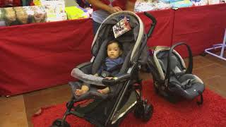 Peg Perego Pliko P3 Compact Classico Travel System Stroller Product Demo [upl. by Nonarb]