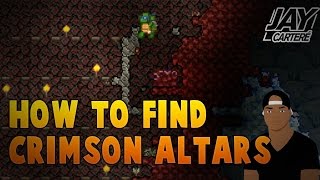 Terraria PS4 Tutorial  How To Find A Crimson Altar [upl. by Dasie]