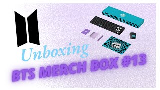 Unboxing BTS Merch Box 13 Jack In The Box keyboard set bts btsarmy jackinthebox [upl. by Annoid]