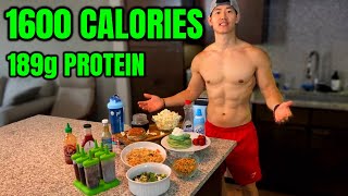 Full Day of Eating 1600 Calories l High Protein Meals for Fat Loss Diet [upl. by Alleynad]