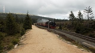 Die Brockenbahn  Aufnahmen zwischen Brocken und Schierke [upl. by Nipahc]