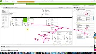 Single line diagram calculation IEC standard part 6 harmonics and capacitor bank Ecodial [upl. by Isidor]