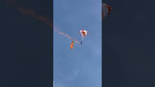 acrobatics demo goes wrong  rescue parachute paragliding iphoneonly [upl. by Kalb]