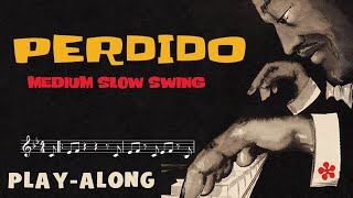 Perdido Bb  Medium Slow Swing  BACKING TRACK [upl. by Aihcrop509]