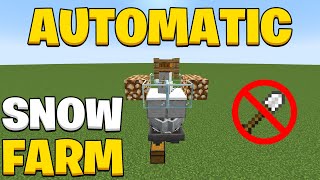 Automatic Snow Farm for Minecraft 1202 [upl. by Nari]