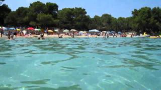 Ibiza beach  clear water everywhere [upl. by Eltsyek]