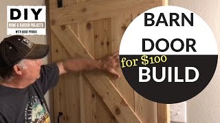 How To Build A Sliding Barn Door Simple DIY Tutorial [upl. by Floria114]