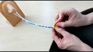 How to Insert Bridle for Nasogastric NG Feeding Tube [upl. by Inavoy]