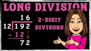 2digit Divisor  Long Division  Maths with Mrs B [upl. by Materi]