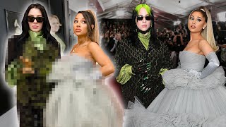 Recreating Billie and Arianas 2020 Grammy Looks CHALLENGE [upl. by Adnamas]