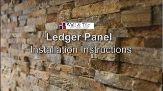 Wallandtile Ledger Panel Installation [upl. by Leola]