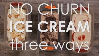 No Churn Ice Cream Three Ways  The Rachael Ray Show [upl. by Rodd]