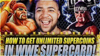 HOW TO GET UNLIMITED SUPERCOINS IN WWE SUPERCARD [upl. by Kcirddot392]