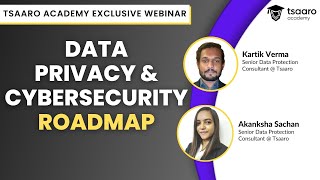 Data Privacy amp Cybersecurity Roadmap  webinar careergrowth cybersecuritytraining dataprivacy [upl. by Kciredec]