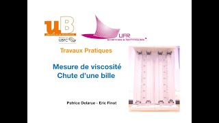 TP viscosité chute bille [upl. by Budde374]