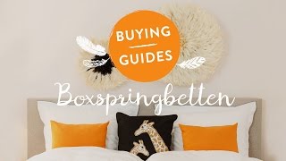 Wie findet man das perfekte Boxspringbett  WESTWING Buying Guide [upl. by Natanoy991]