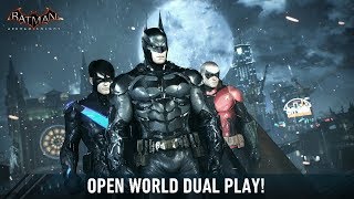 TUTORIAL Batman Arkham Knight Open World Dual Play [upl. by Annawek]