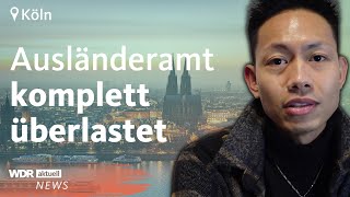 Einbürgerungen im Kölner Ausländeramt Mehr als 1 Jahr Wartezeit  WDR aktuell [upl. by Calandria]