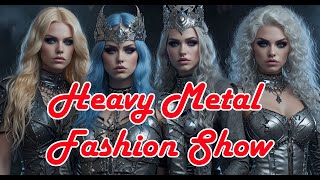 Heavy Metal Fashion Show aivideo aimusic aiairt [upl. by Eulaliah]