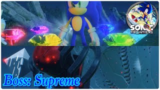 SONIC FRONTIERS The Final Horizon  Boss Supreme [upl. by Byrle450]