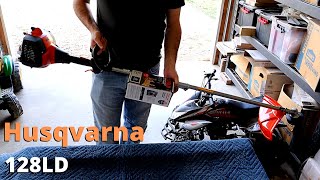 Husqvarna 128LD String Trimmer Box Opening  Review 2021 [upl. by Inohs225]