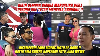 BIKIN HEBOH DI MANDALIKA PESONA GUE GA KALAH AMA PARA RIDERS  SIDAK MANDALIKA MOTO GP 2024 [upl. by Attirehs559]