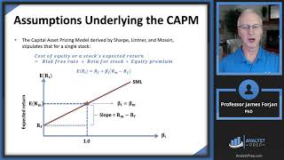 The Standard Capital Asset Pricing Model FRM Part 1 – Book 1 – Chapter 10 [upl. by Arlon]