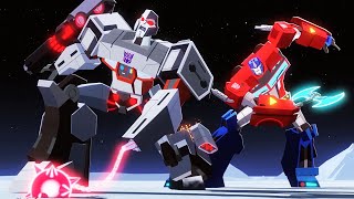 Optimus Prime Saves the Day  Cyberverse  Transformers Official [upl. by Aicat]