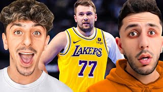 PISSED OFF REACTION TO LUKA DONCIC LAKERS TRADE [upl. by Halbeib]