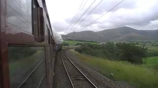 quotDuchess of Sutherlandquot  Carnforth to Shap Summit  24th July 2010 [upl. by Komarek433]