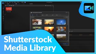 Using Shutterstock’s Media Library  PowerDirector 365 [upl. by Madel236]