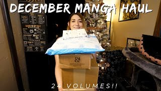 December Manga Haul and Unboxing [upl. by Northey627]