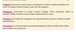 5P Model of Strategic HRM [upl. by Dame]