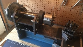 home made lathe part 9 new headstock [upl. by Chrisman]