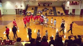 Xavier High School vs Monsignor McClancy Mens Varsity Basketball [upl. by Ajna]