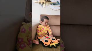 Busy board  Sensory board  montessori activity board  babyactivity shorts parcelunboxing [upl. by Tannenbaum]